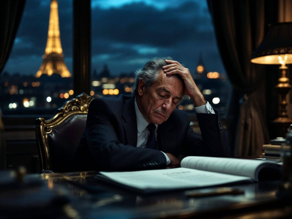 Bernard Arnault in office worn out