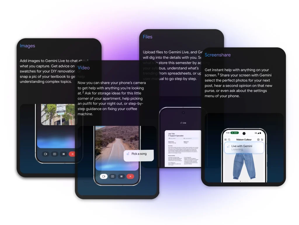 Gemini Live Android Free - Features